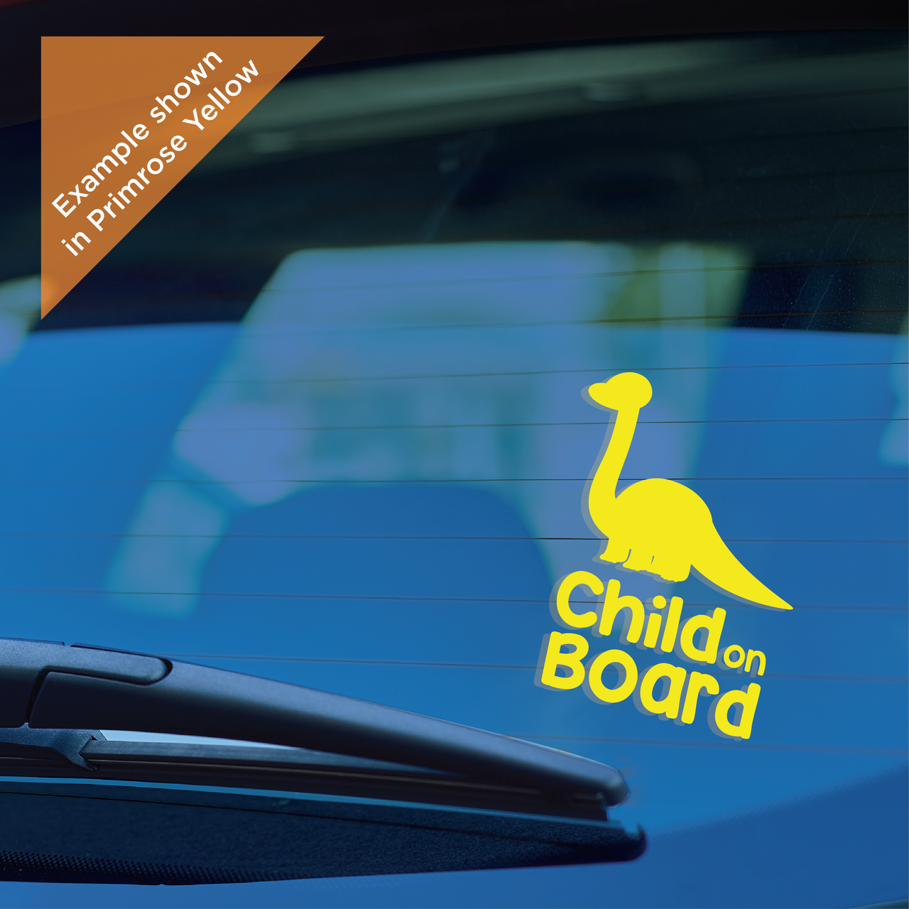Child On Board - Dinosaur Car Decal