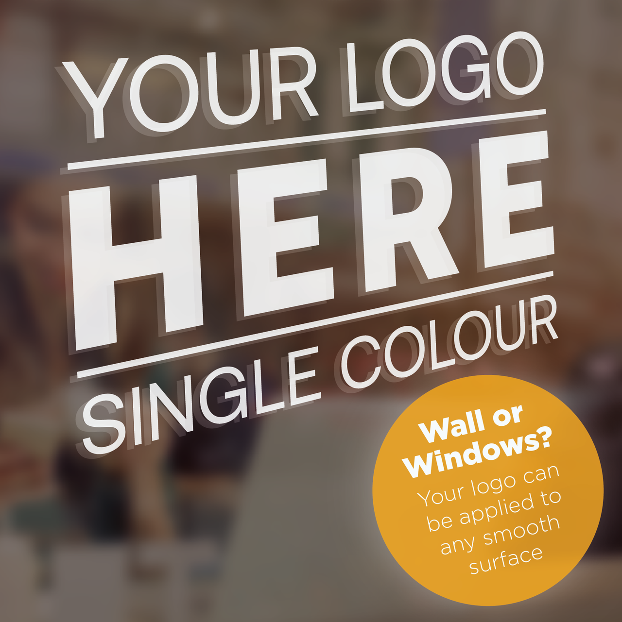 Custom Business Logo Decal | Personalised Vinyl Sticker