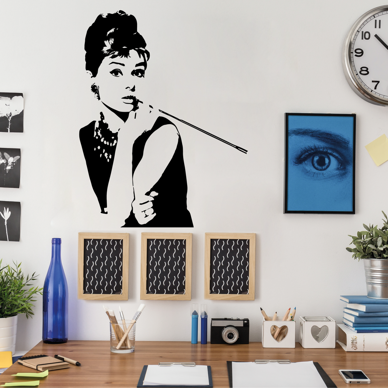 Audrey Hepburn Wall Decal