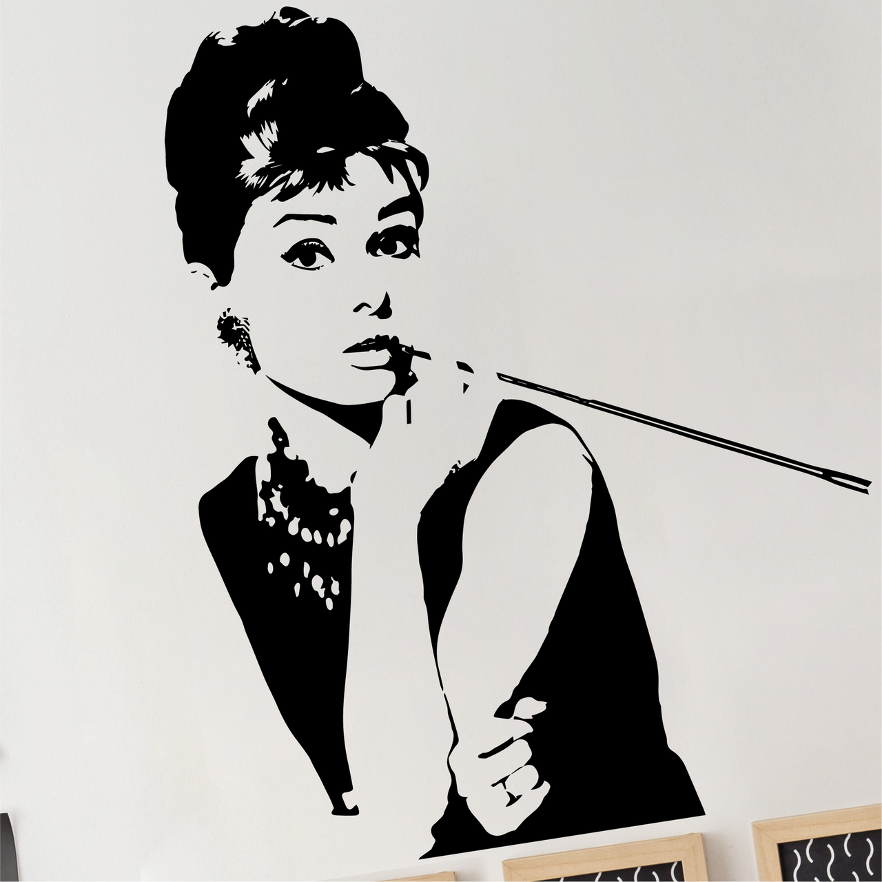 Audrey Hepburn Wall Decal