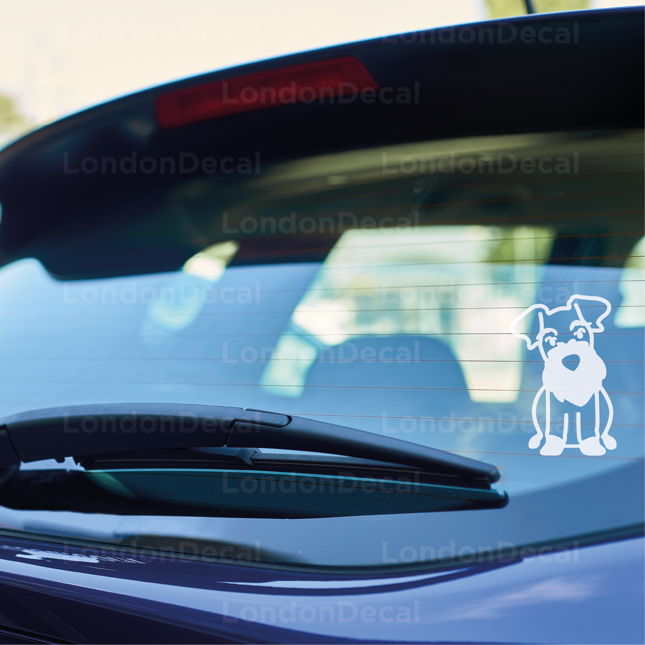 Schnauzer Dog Car Decal