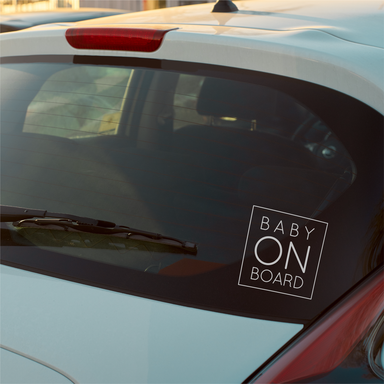 Baby On Board Car Decal - Square