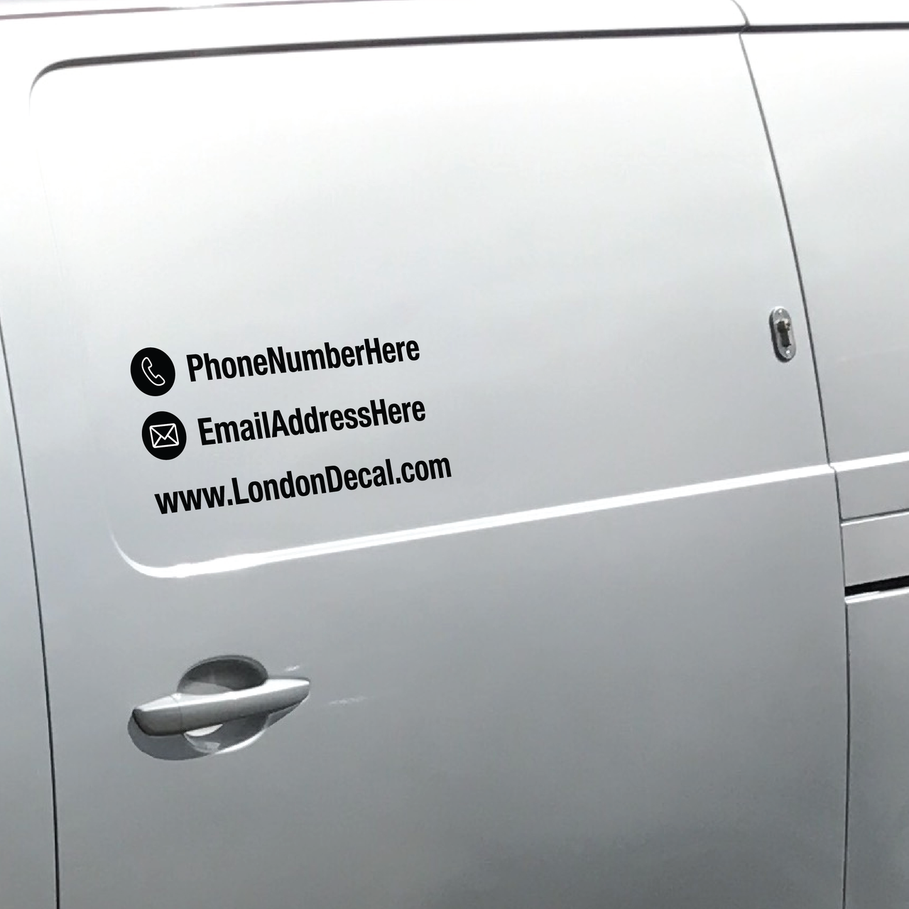 TELEPHONE, EMAIL & WEBSITE Vehicle Tags
