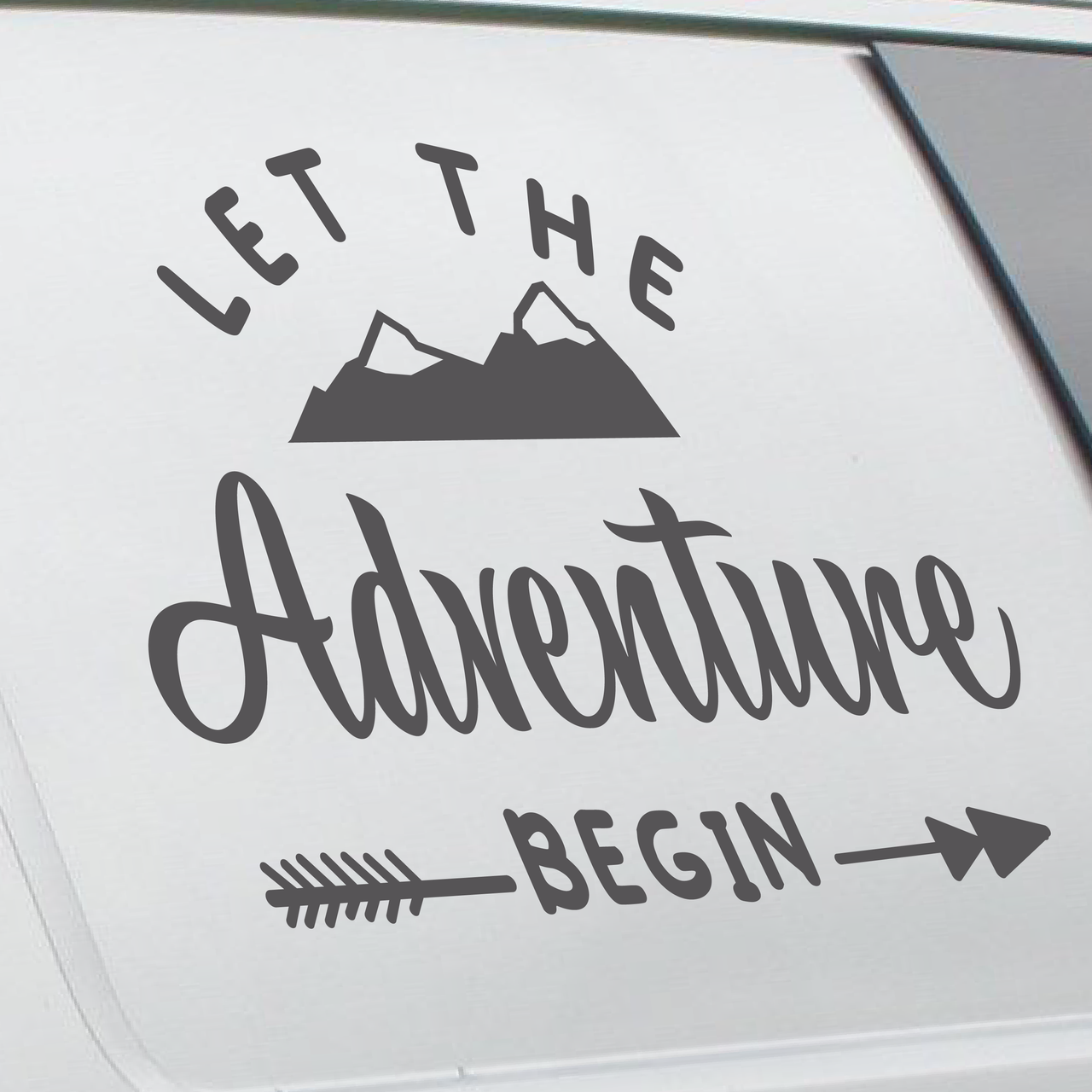 Let the Adventure Begin Car Decal
