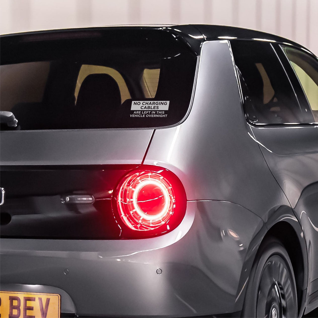 No Charging Cables Left - Vehicle Decal (Type 2)