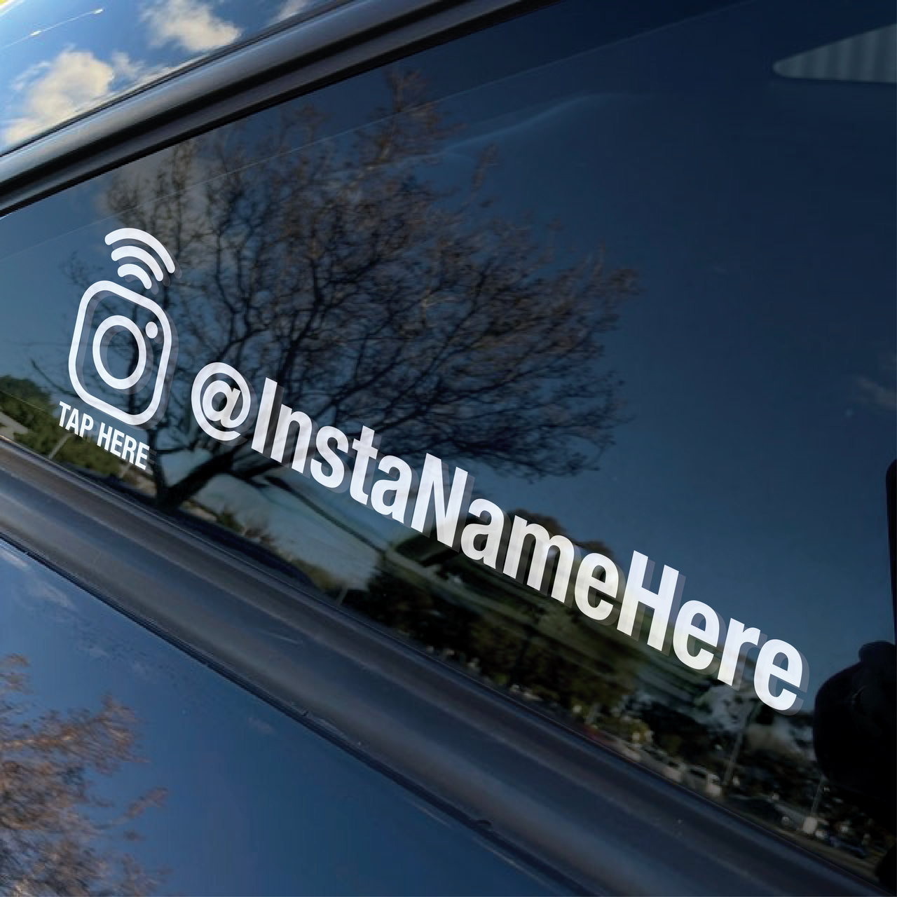 Instagram Quick Tap - Social Media Vehicle Decal
