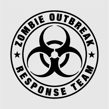 The Walking Dead Zombie Outbreak Vinyl Decal Sticker - LondonDecal