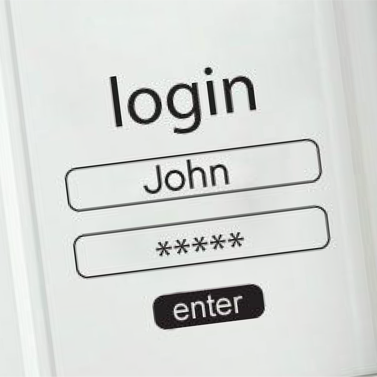 Login Name Door & Wall Decal