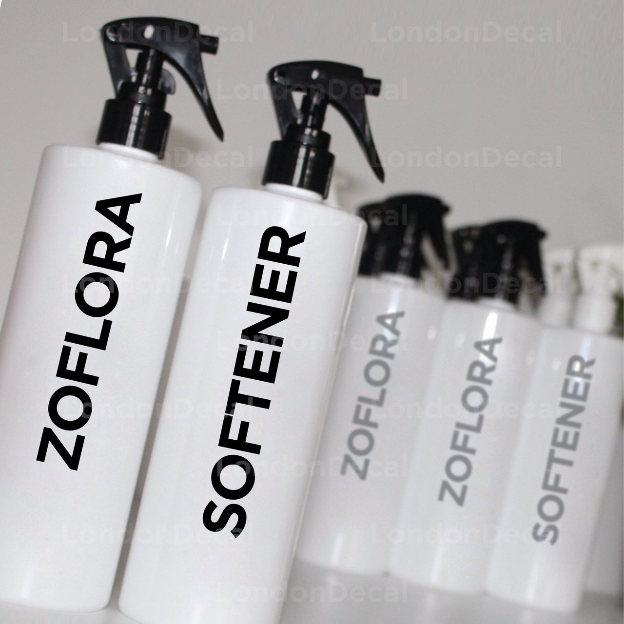 ZOFLORA AND SOFTENER - Mrs Hinch inspired spray bottle decals (Type 4)