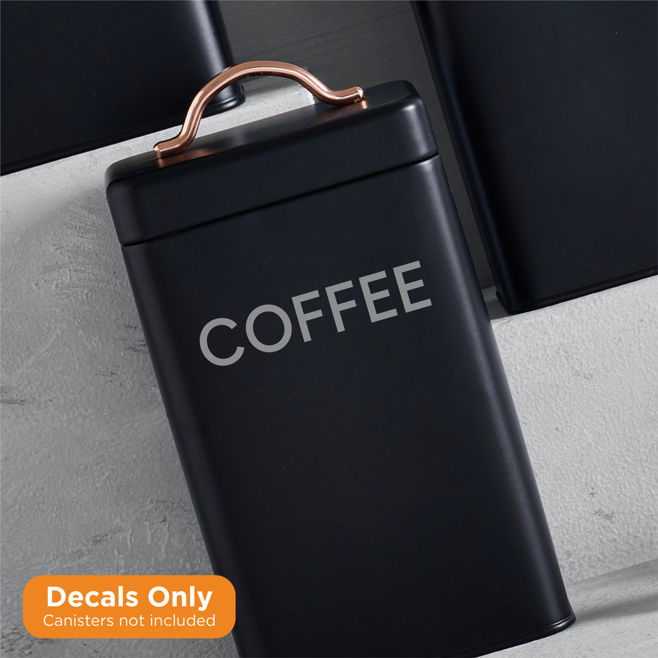 TEA COFFEE SUGAR - Kitchen Decals (Type 4)