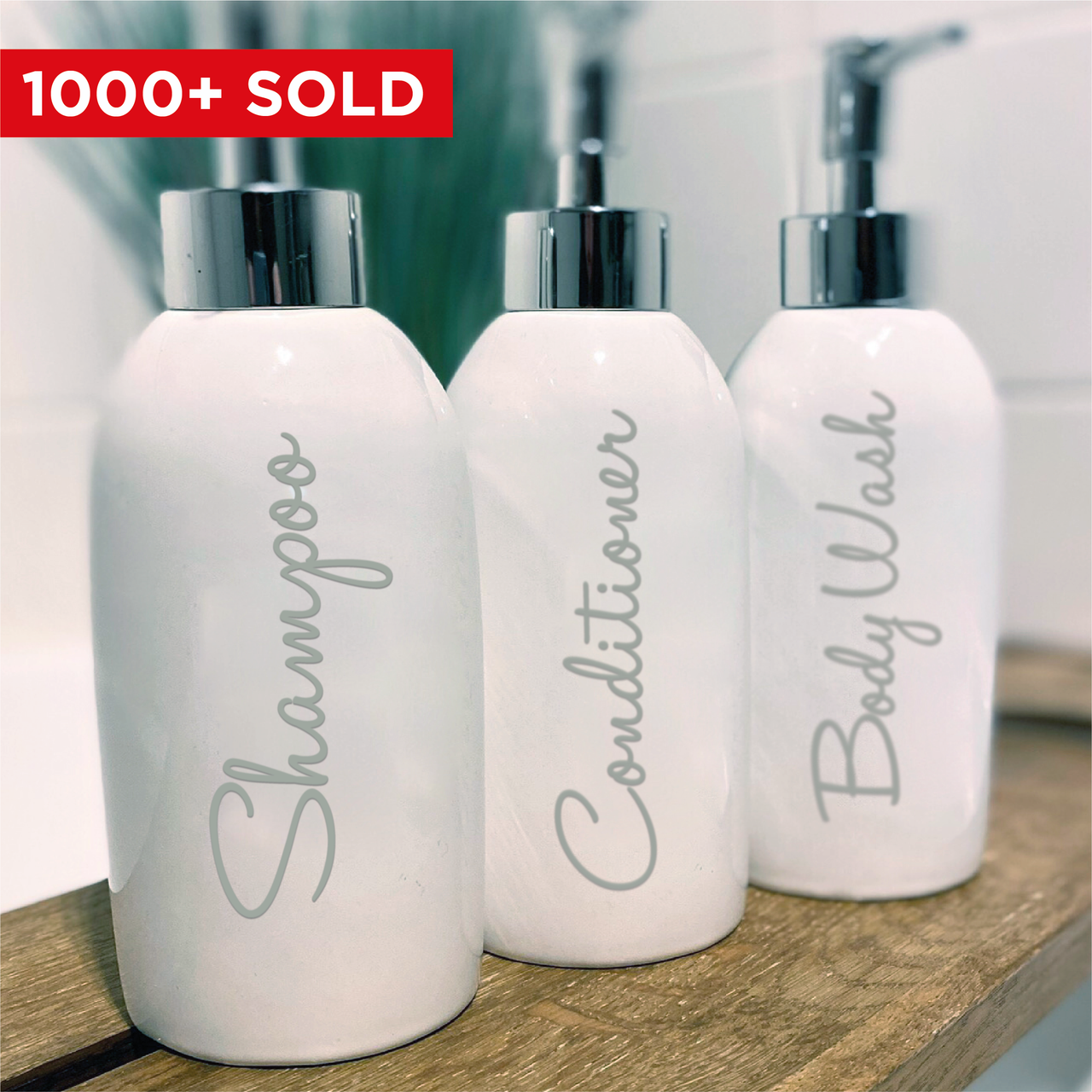 SHAMPOO, CONDITIONER AND BODY WASH - Mrs Hinch inspired bottle decal stickers