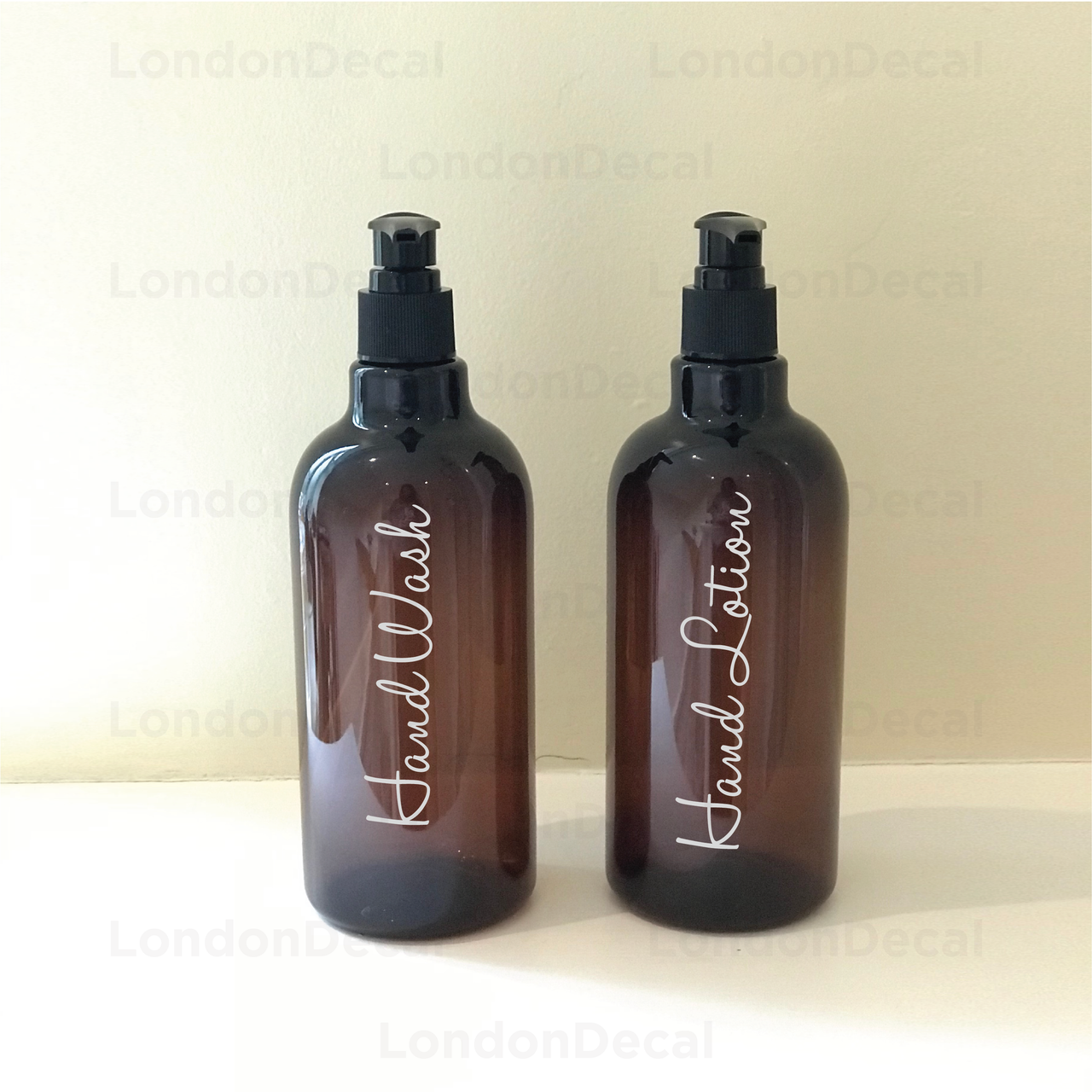 HAND WASH and HAND LOTION - Mrs Hinch inspired bottle decal stickers (Type 1)