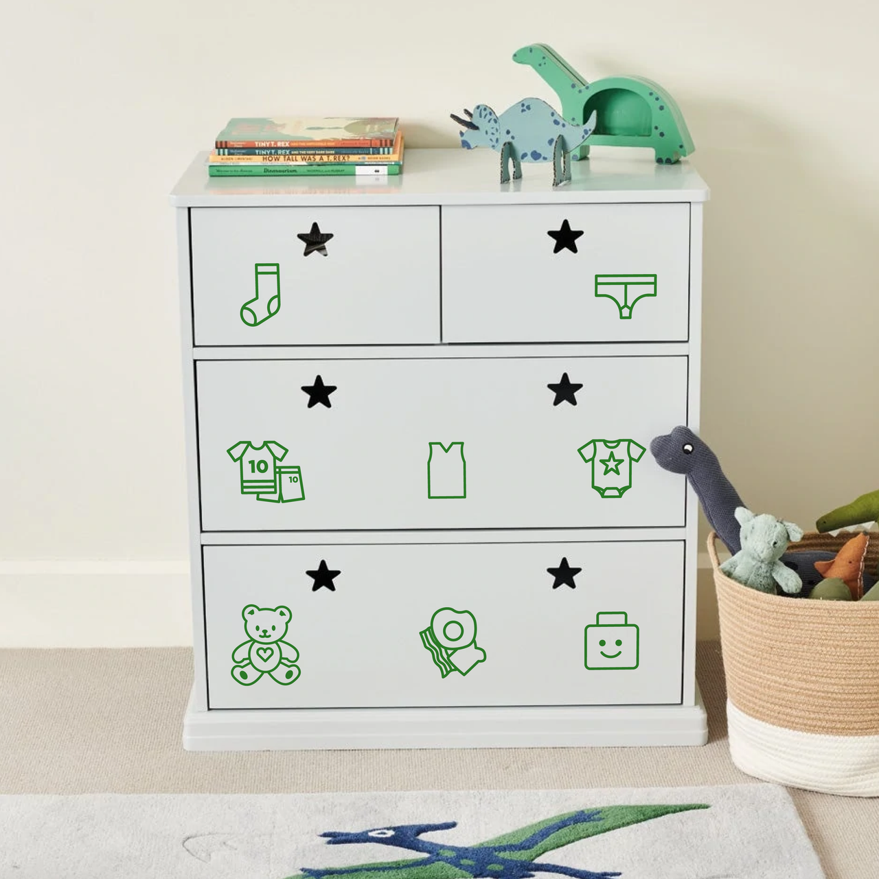 Bedroom Organisation Decals