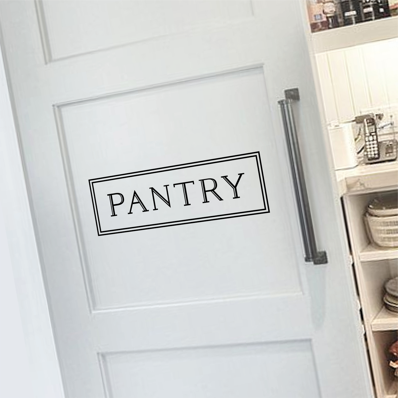 Pantry Door Decal