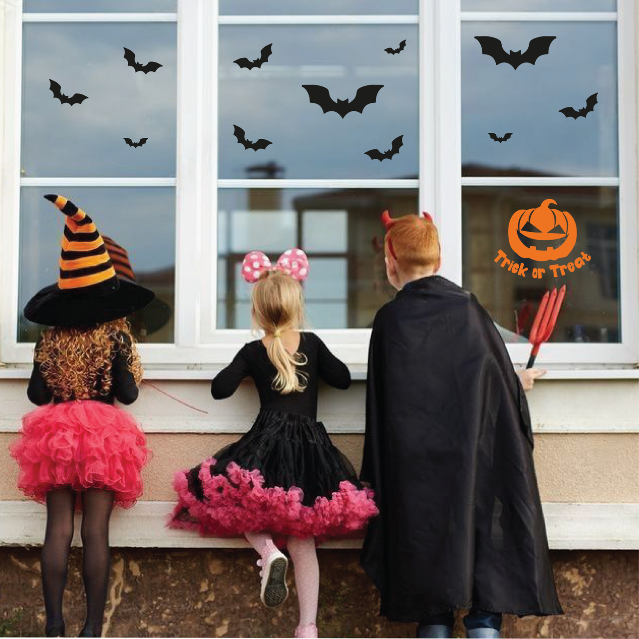 Trick or Treat Halloween Window Decal