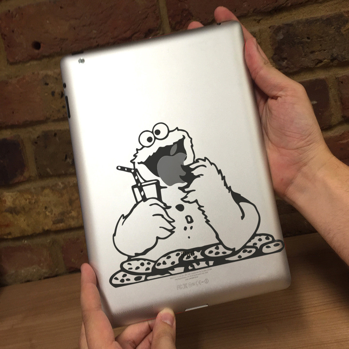 Cookie Monster iPad Decal