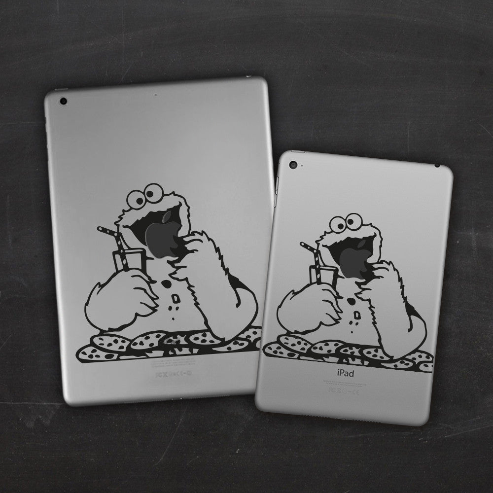 Cookie Monster iPad Decal