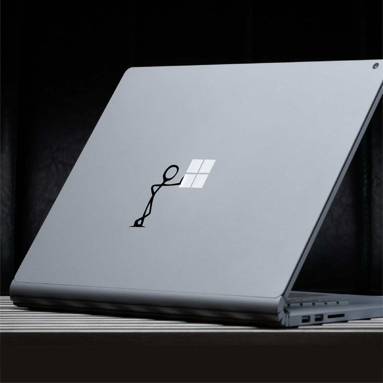Stickman Laptop Decal