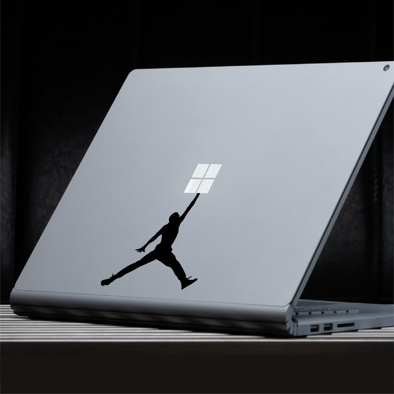 Jump Man Laptop Decal