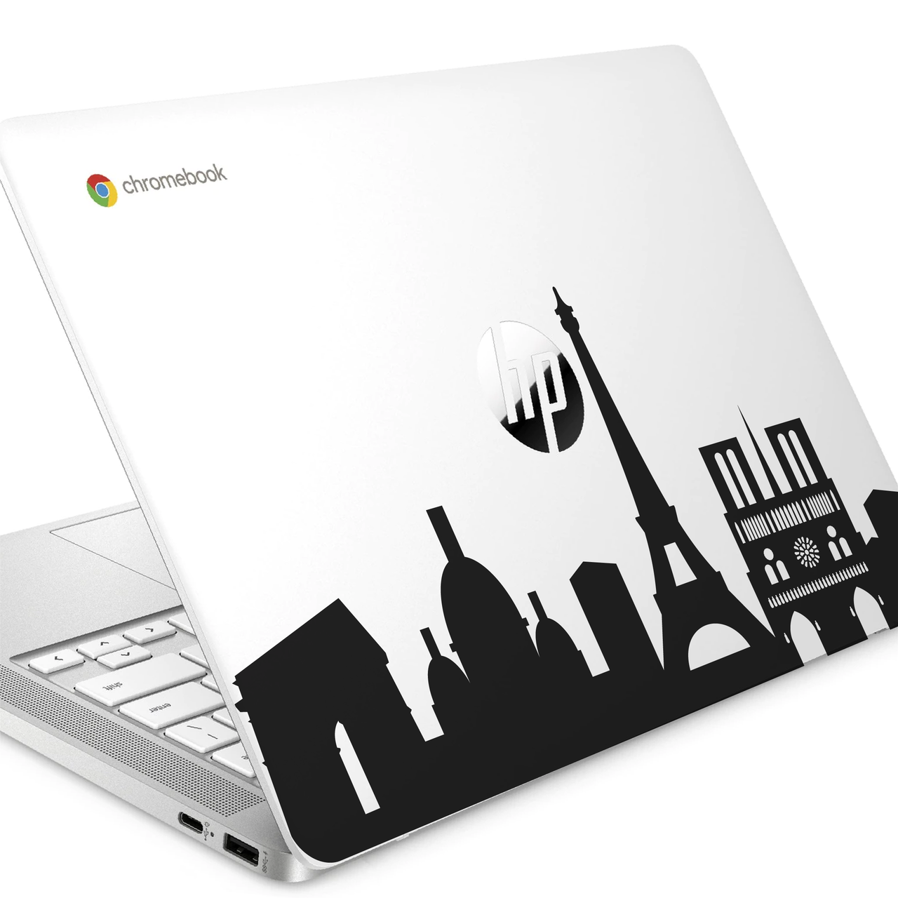 Paris Skyline Laptop Decal