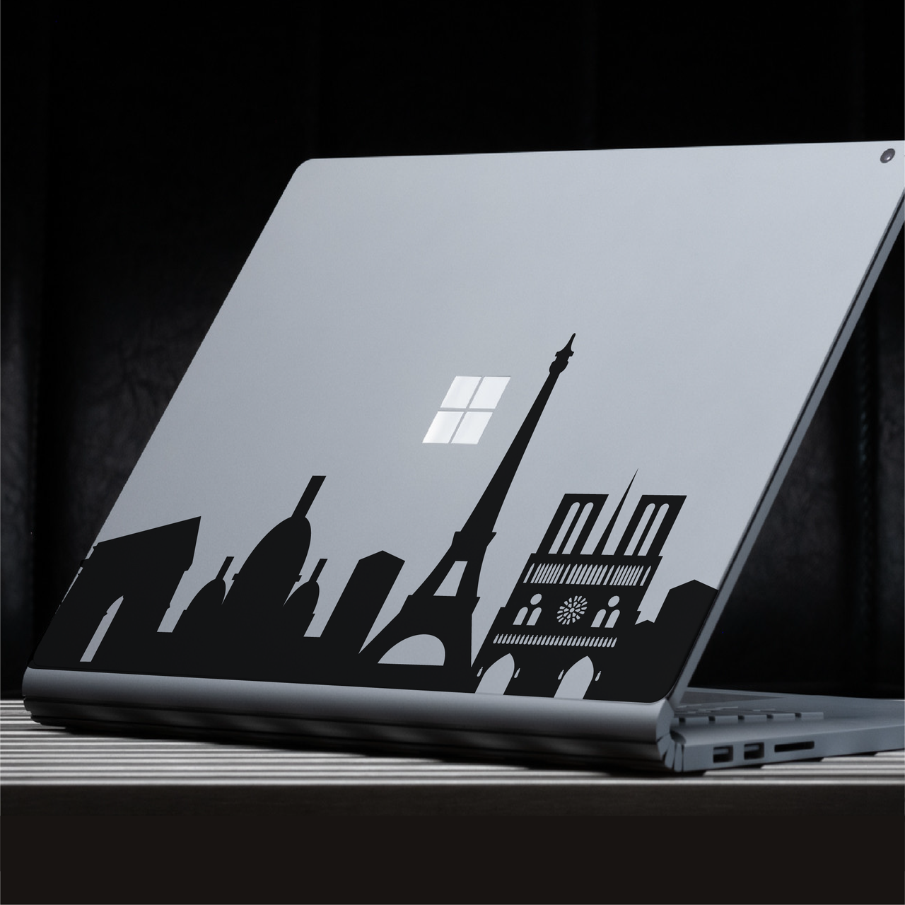 Paris Skyline Laptop Decal