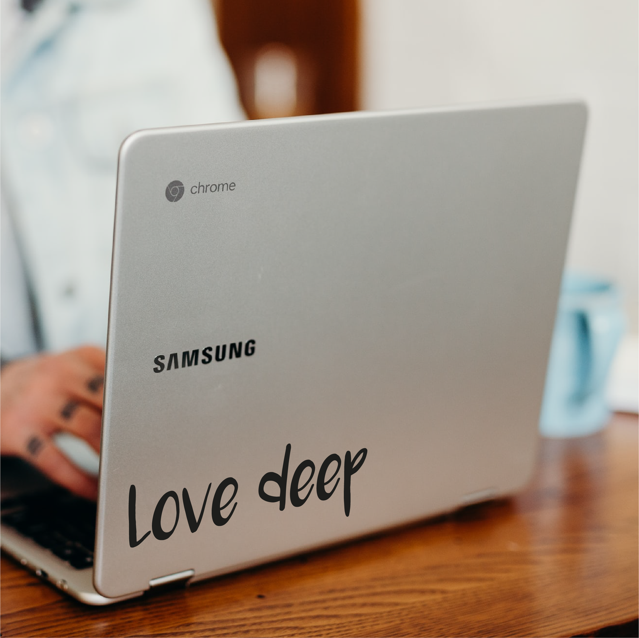 Love Deep Laptop Decal