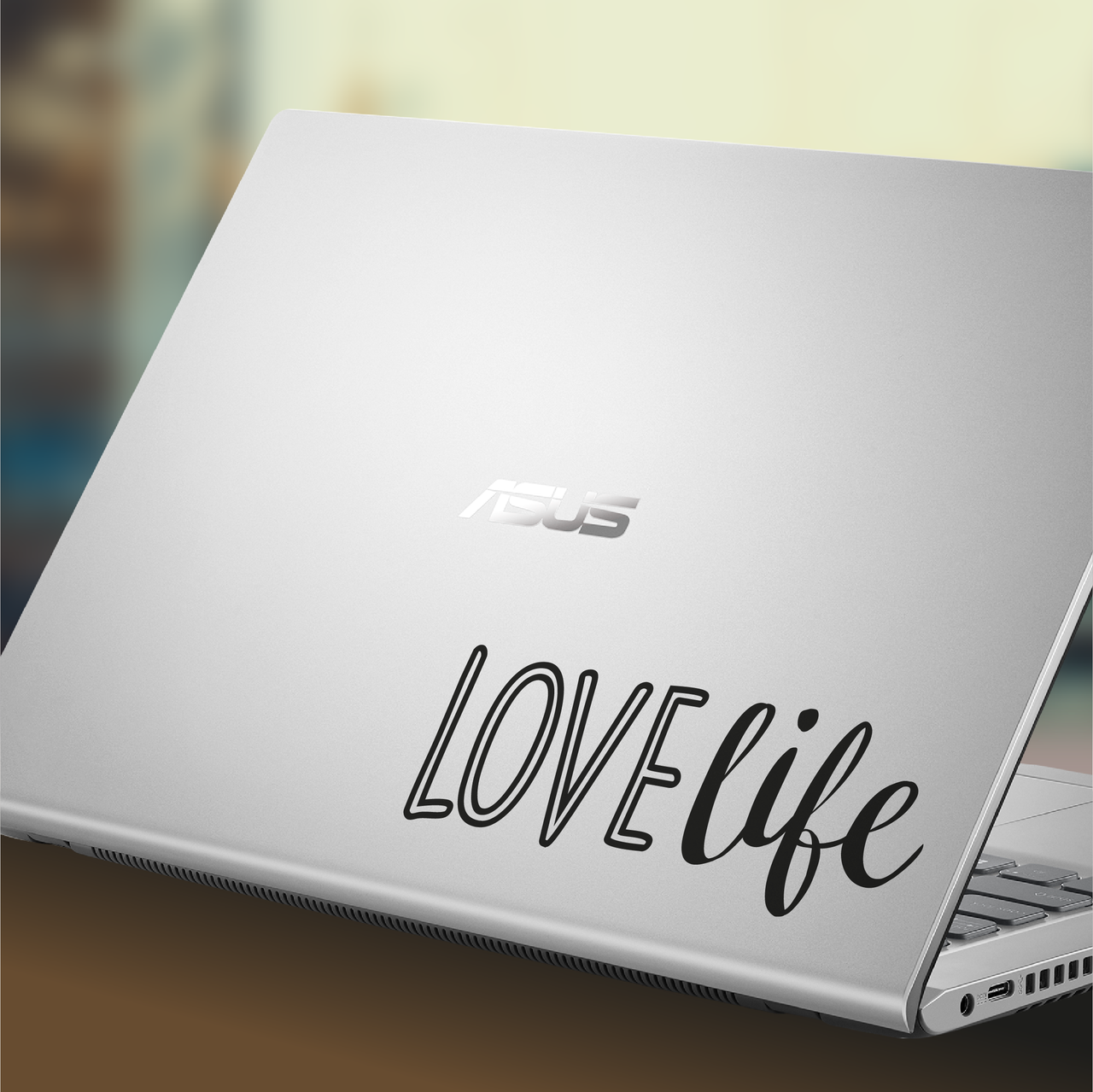 Love Life Laptop Decal