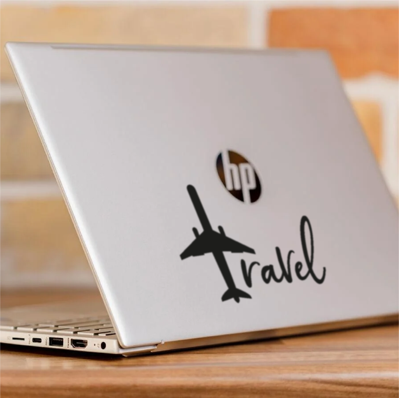 Travel Laptop Decal