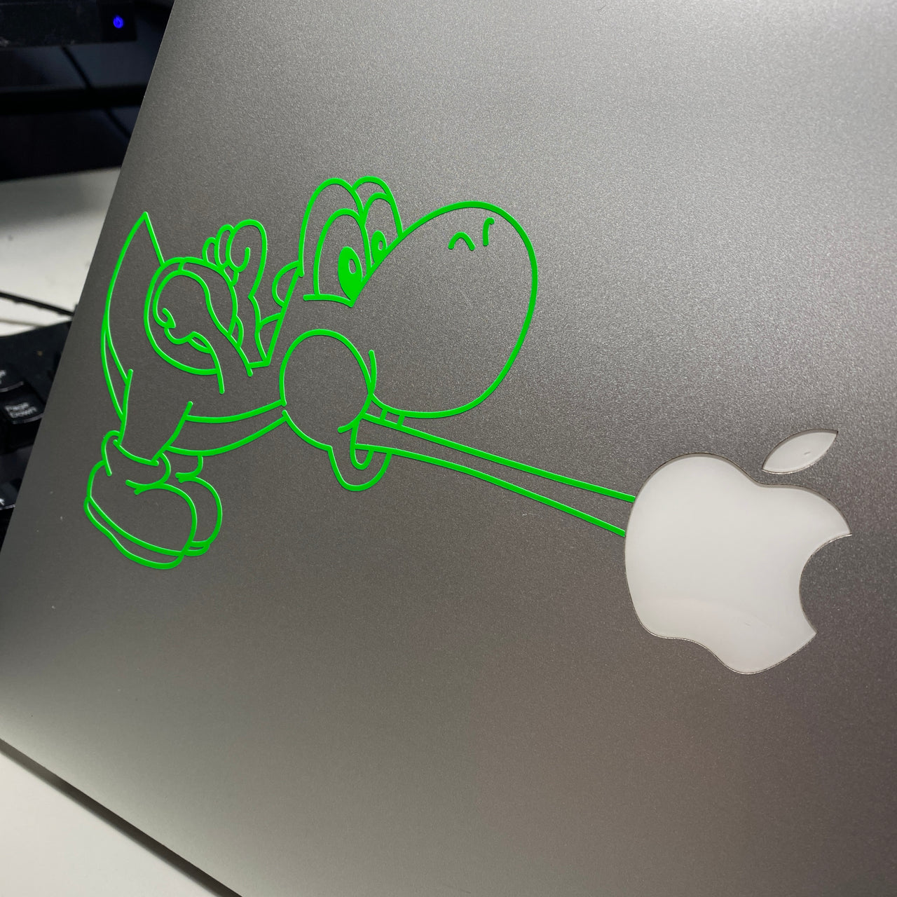 *SPECIAL EDITION* YOSHI  - Neon Green Macbook Decal