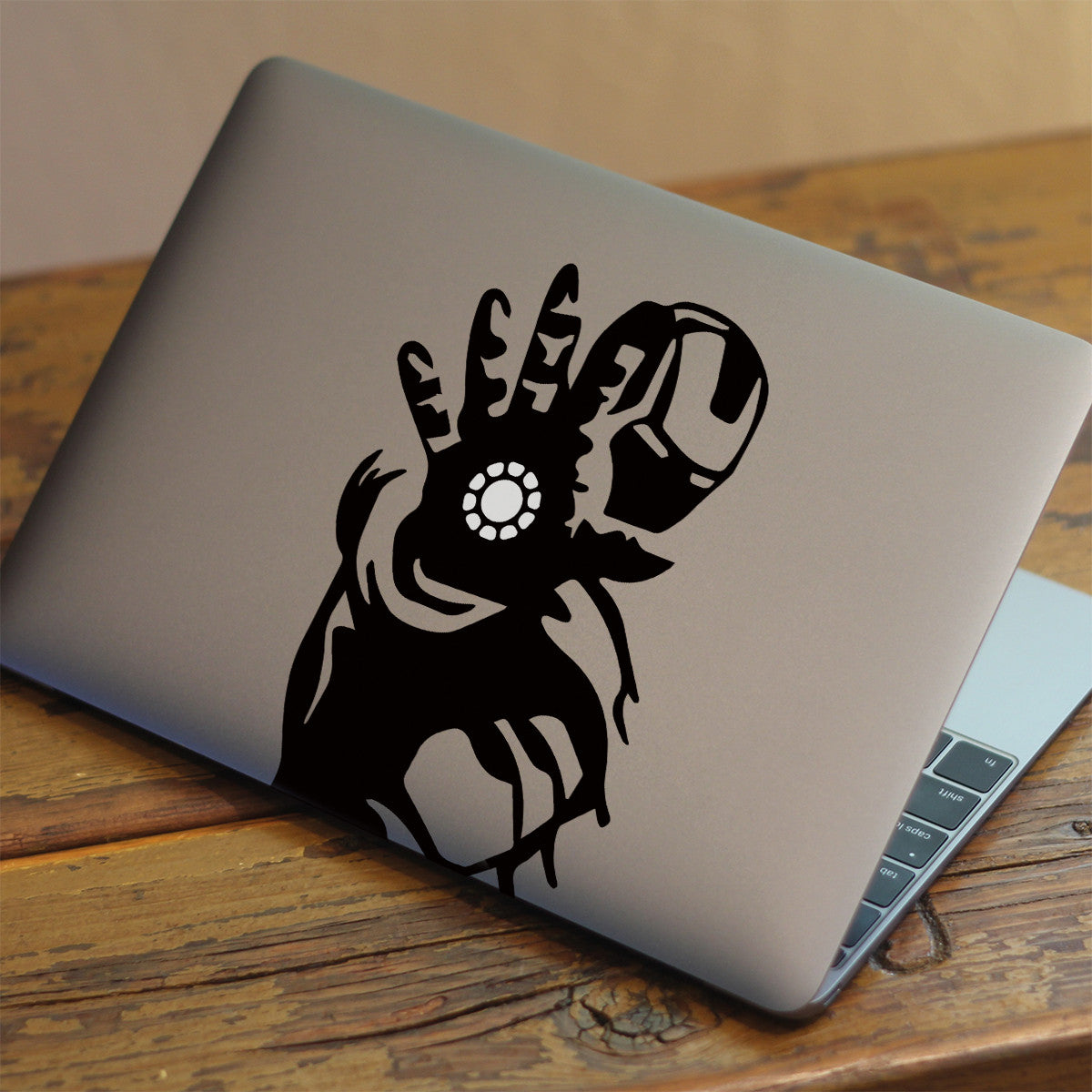Iron Man Hand Macbook Decal