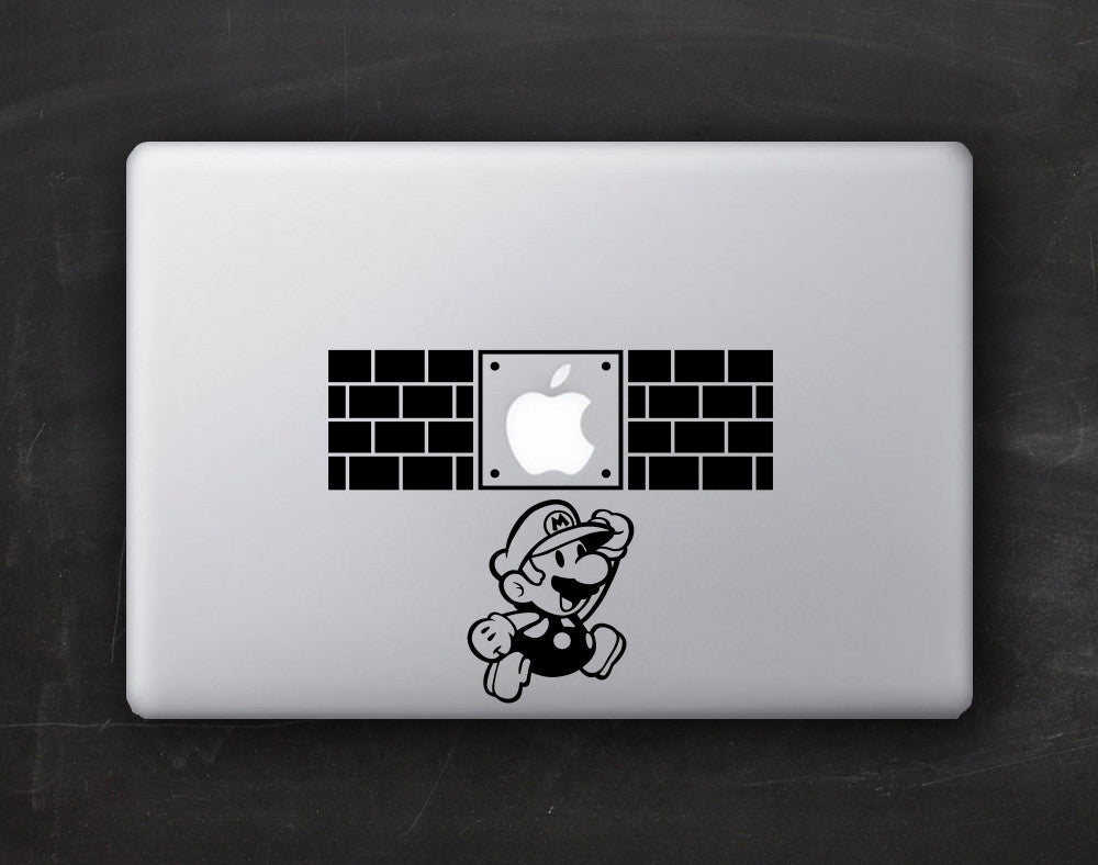 Super Mario Macbook Decal