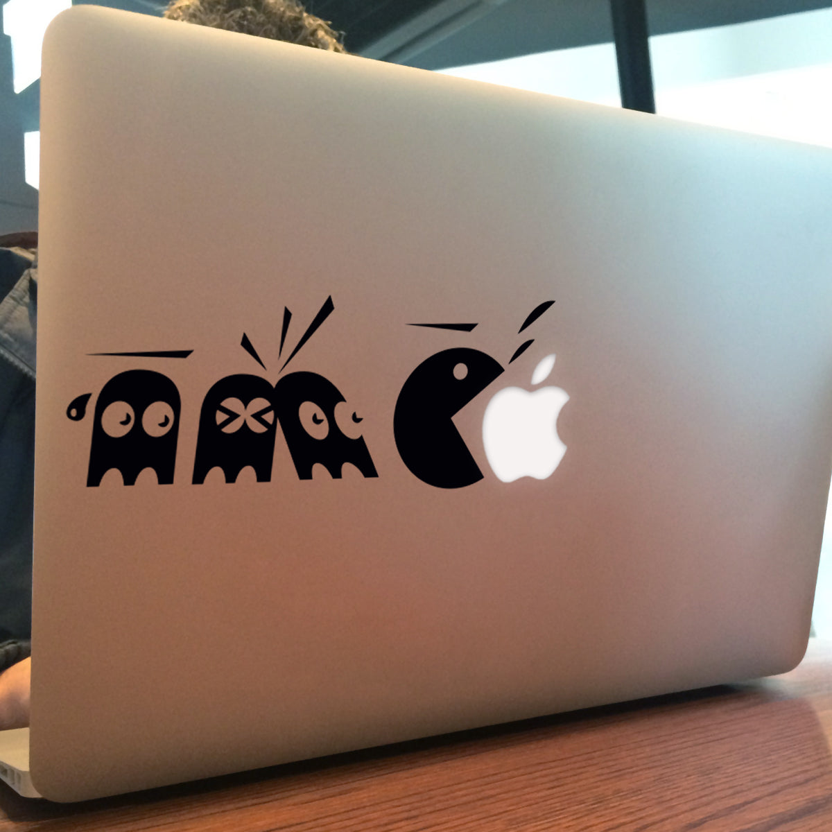 Pacman Macbook Decal