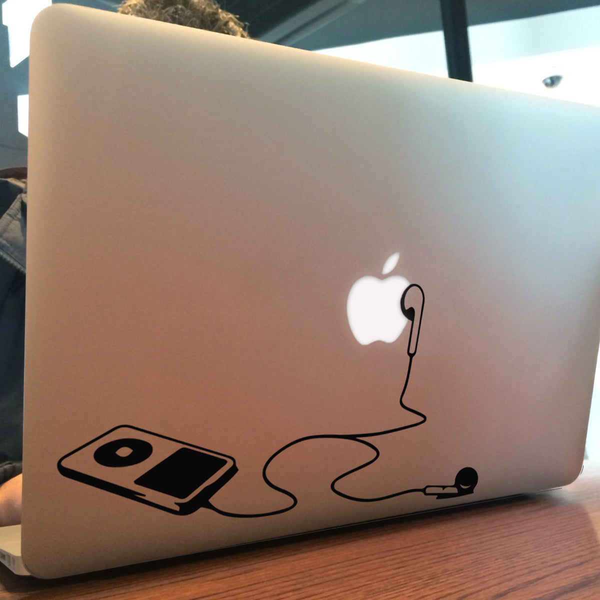iPod & Headphones Macbook Decal
