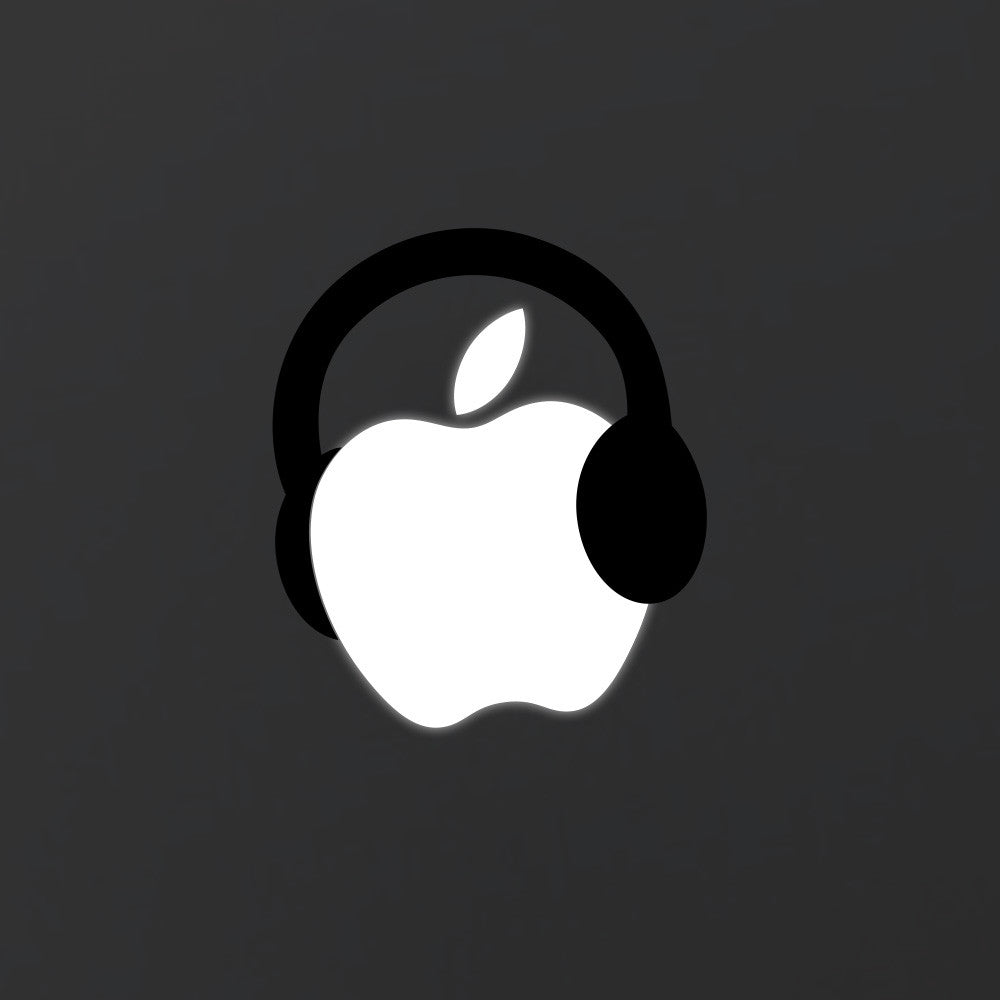 Small Headphones Macbook Decal