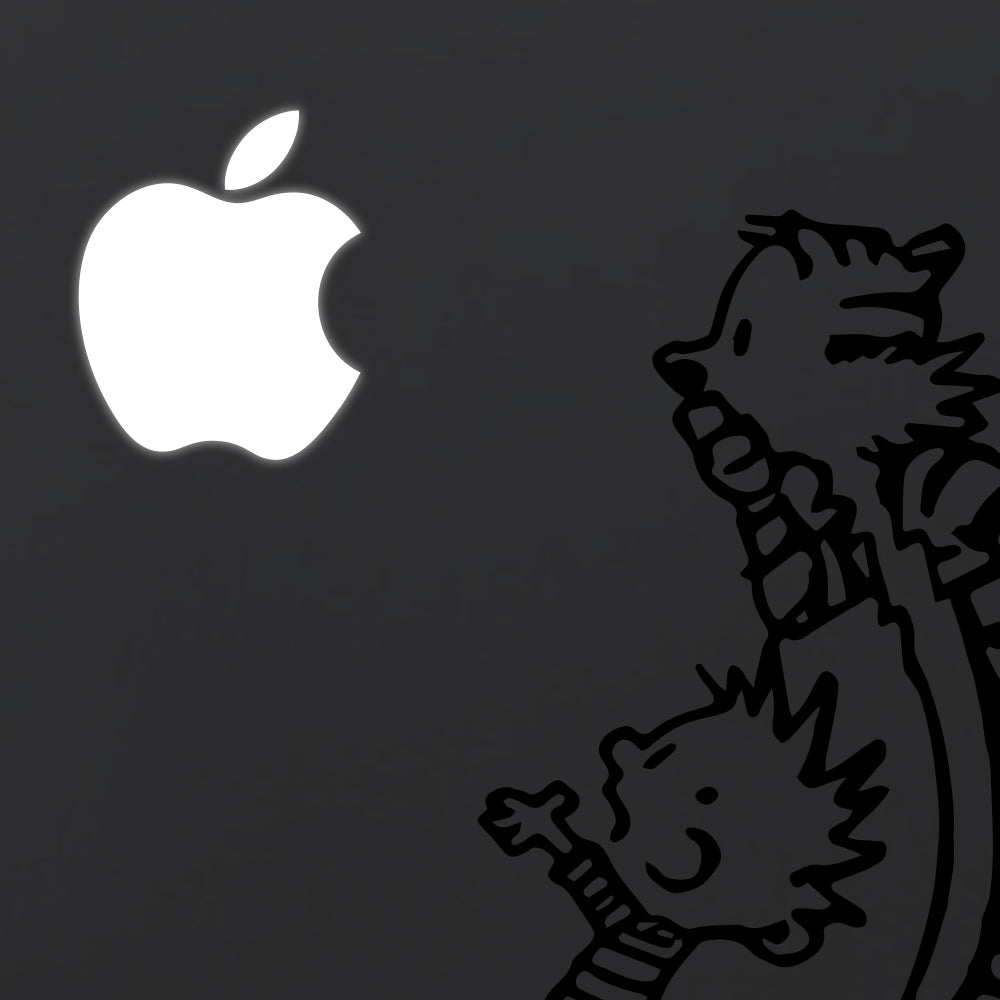 Calvin and Hobbes Macbook Decal