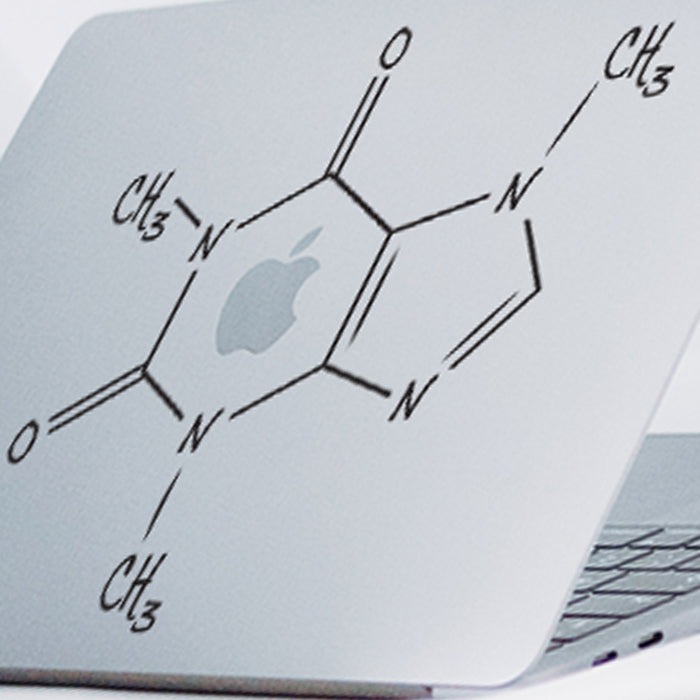 Coffee Chemical Formula Macbook Decal
