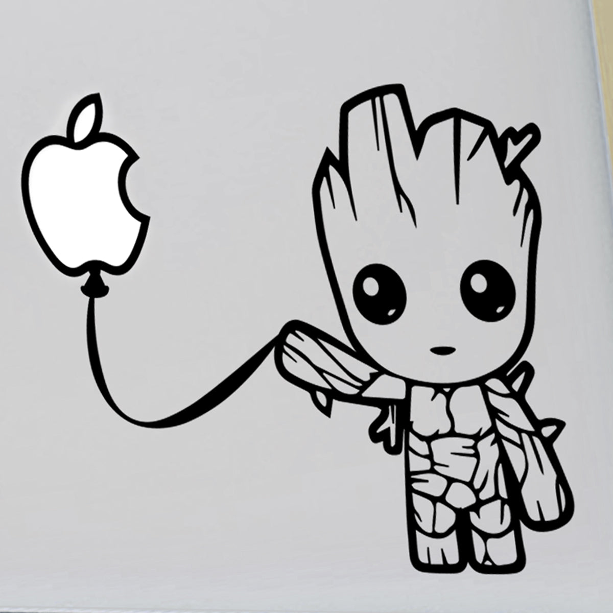 Baby Groot Macbook Decal