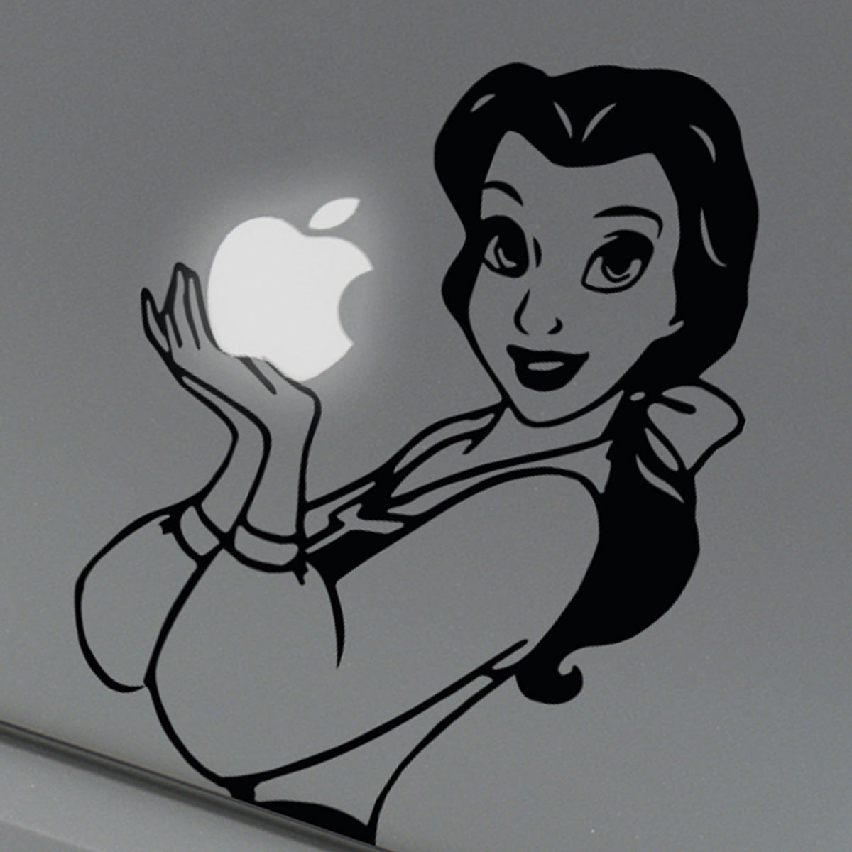 Beauty and the Beast Belle MacBook Decal