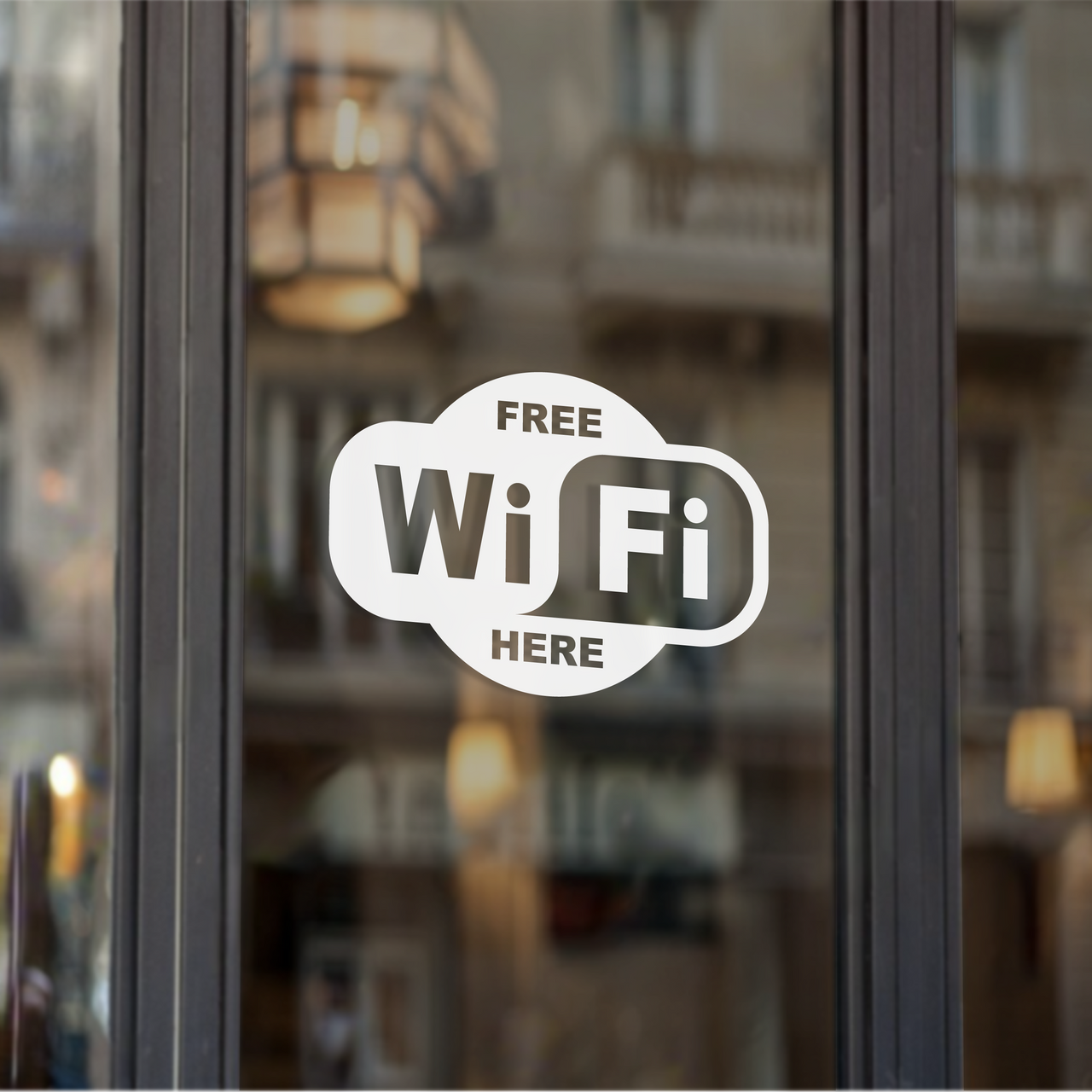 FREE WIFI - Business Shop Decal