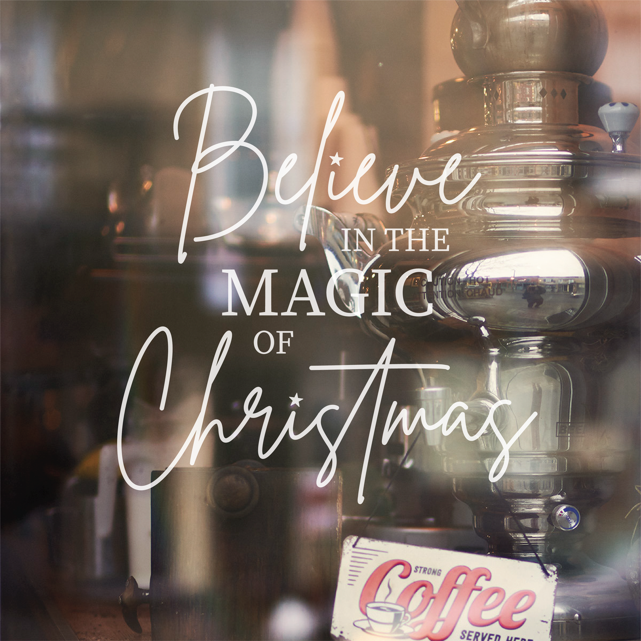 Believe in the Magic of Christmas - Festive Wall Decal