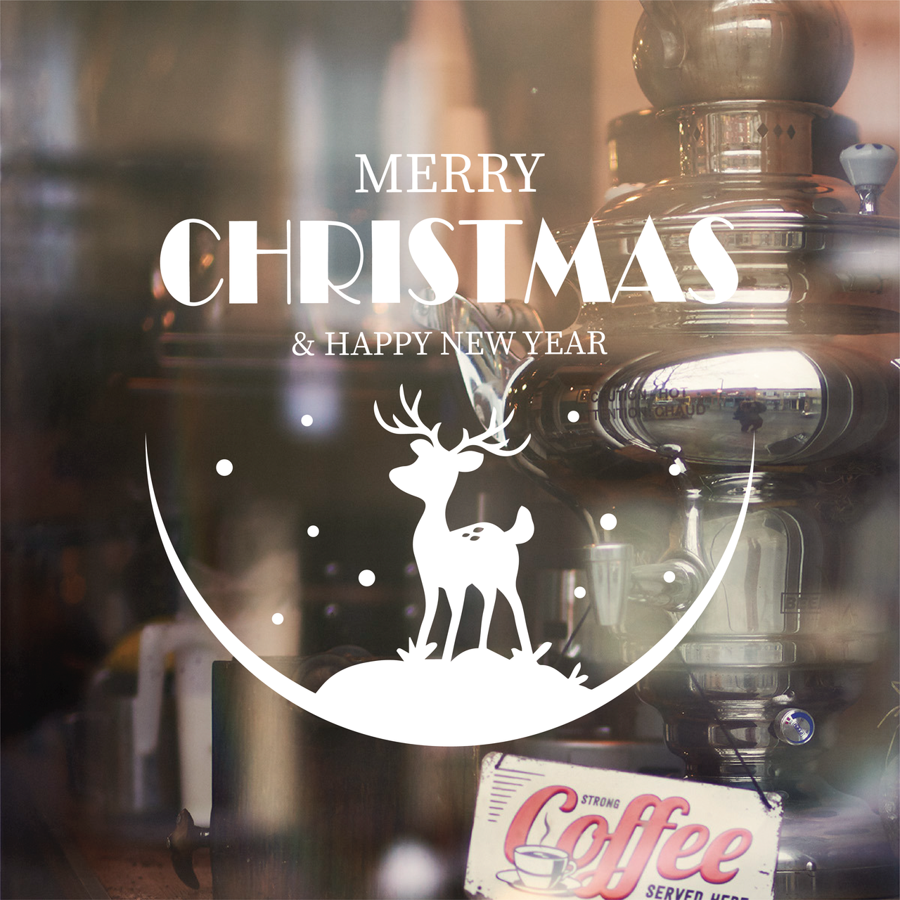 Merry Christmas - Festive Wall Decal