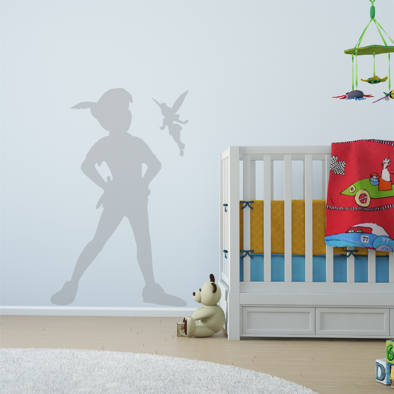 Peter Pan and Tinkerbell Wall Decal
