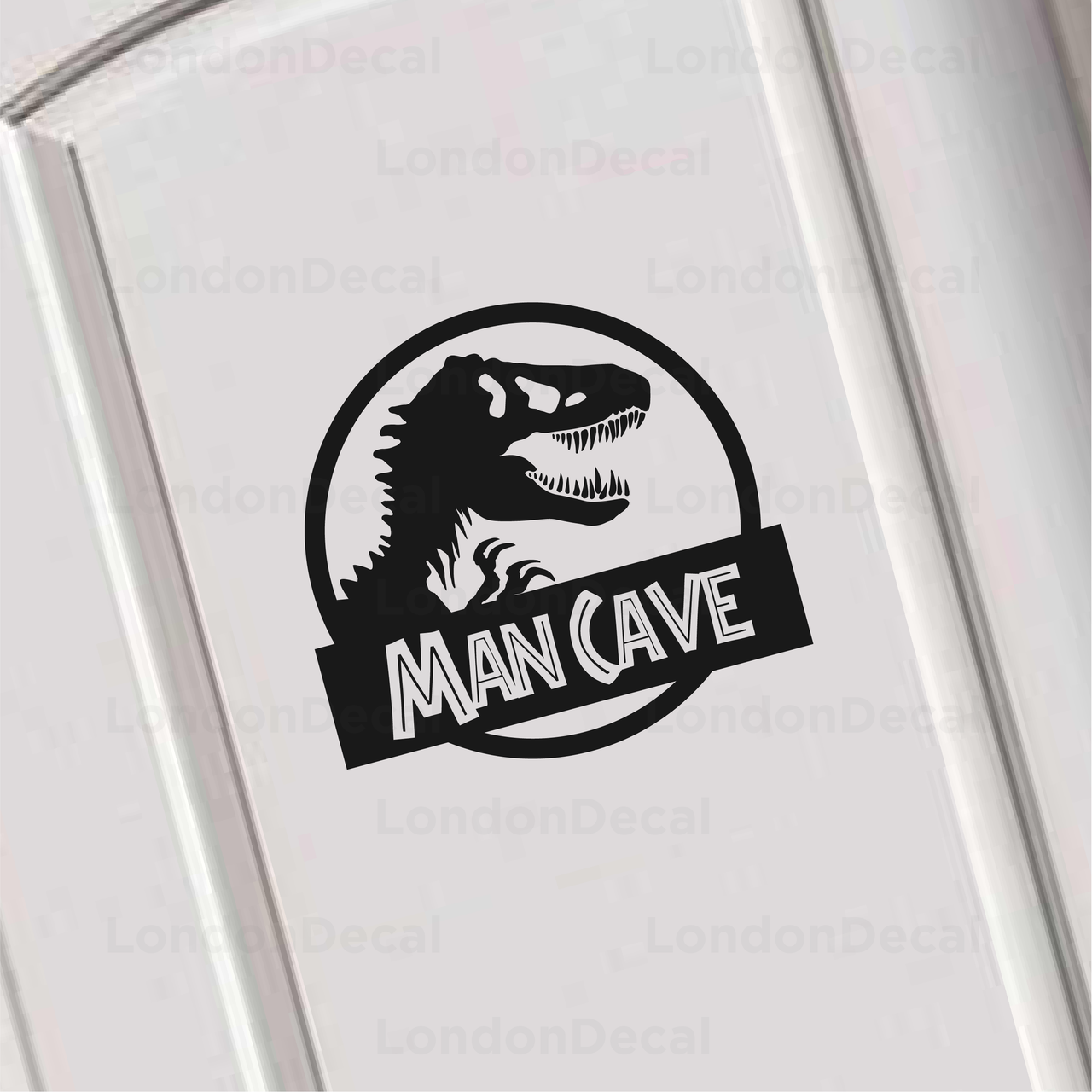 **YOUR NAME** Jurassic Park Wall Decal - TYPE 1