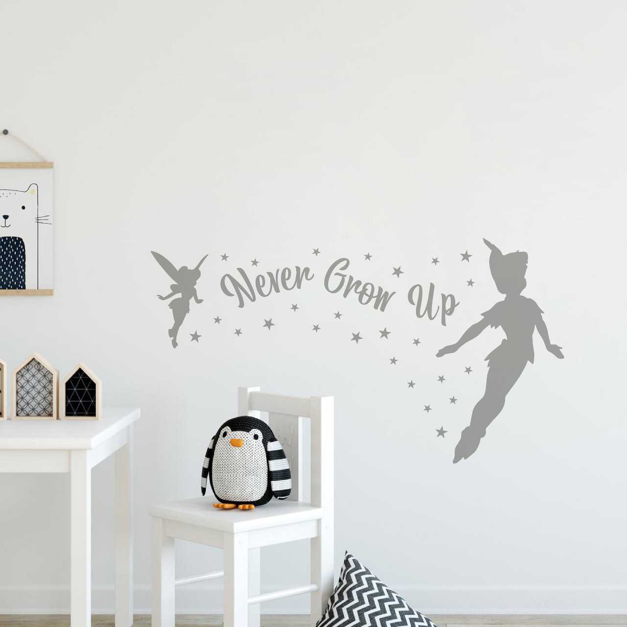 Never Grow Up - Peter Pan - Wall Decal