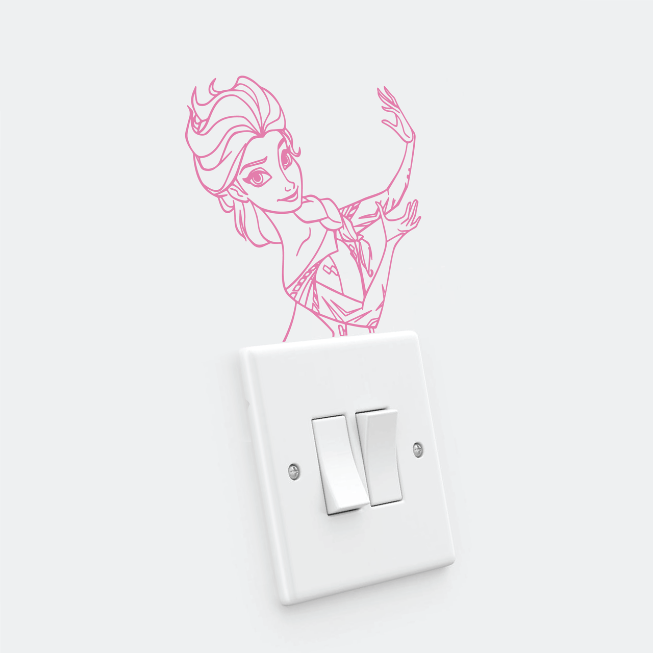 Elsa Frozen Light Switch Decal