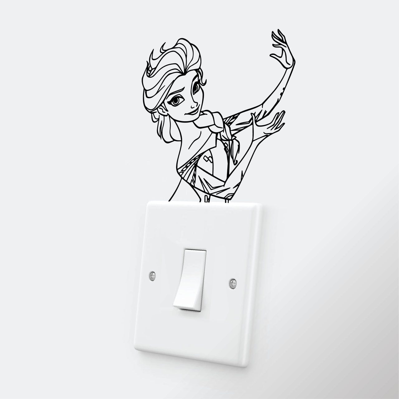 Elsa Frozen Light Switch Decal