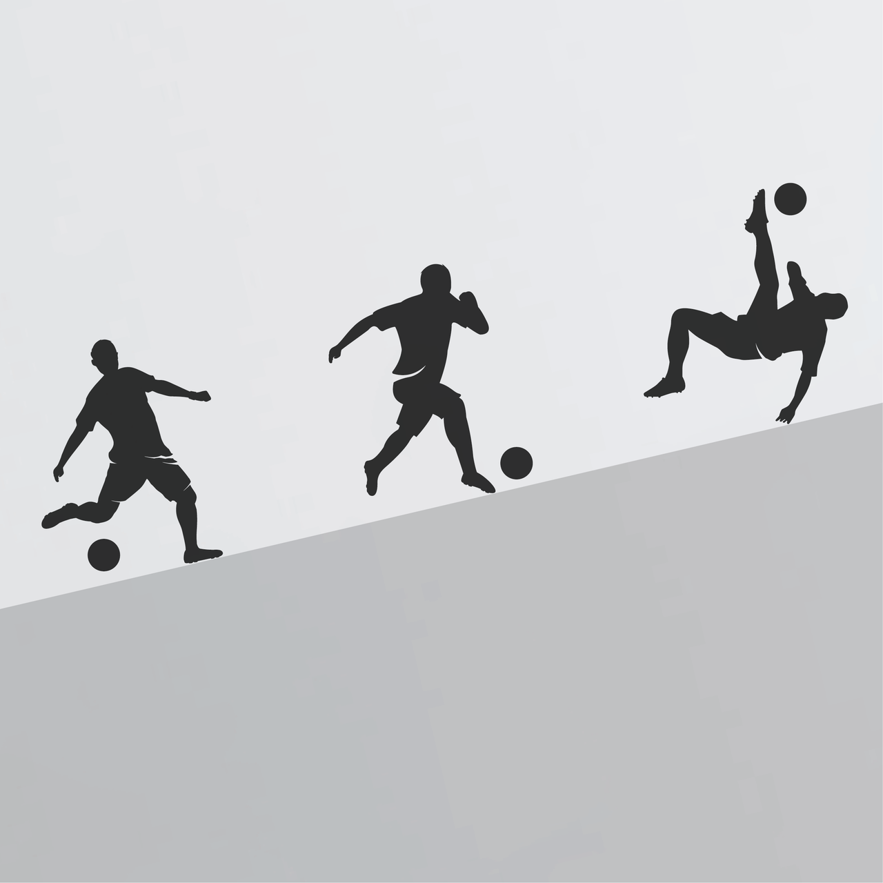 Footballer Wall Decal Set