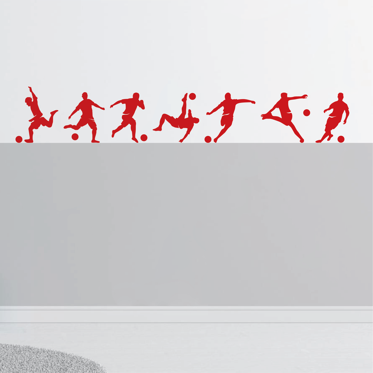 Footballer Wall Decal Set