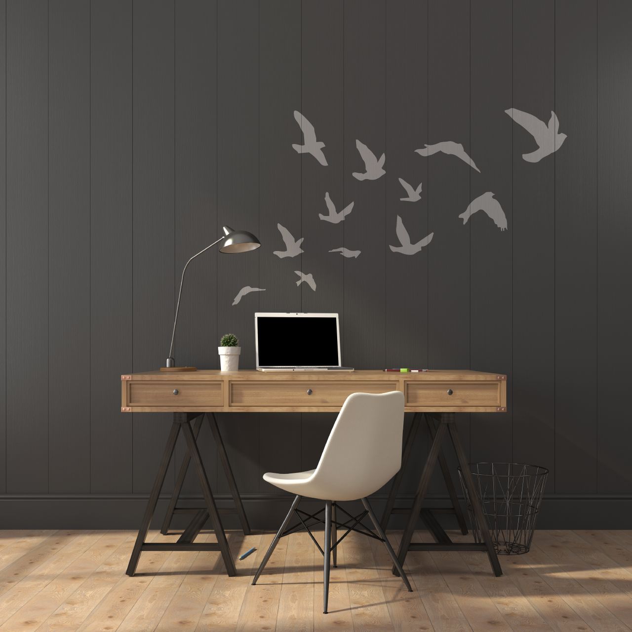 Flying Birds Wall Decal