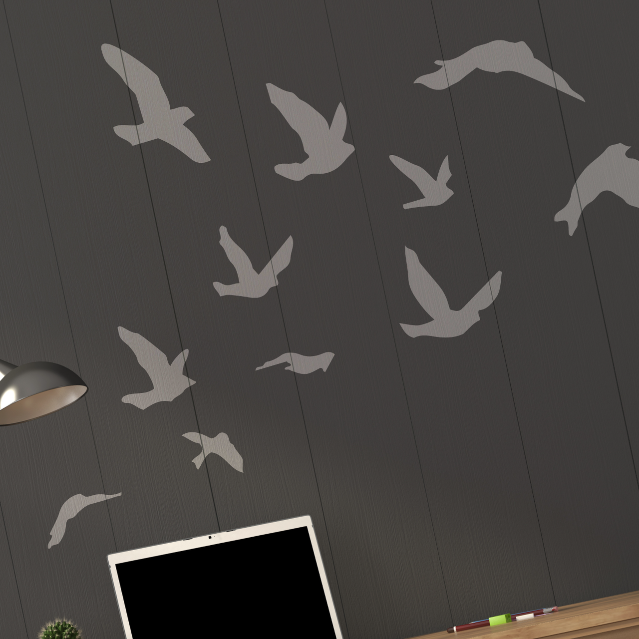 Flying Birds Wall Decal